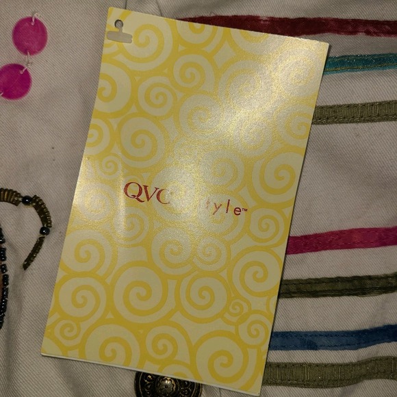 Vtg Indigo Moon Jacket Size 2X Floral Embroidered Appliqué Beaded Cotton NWT - Picture 5 of 9